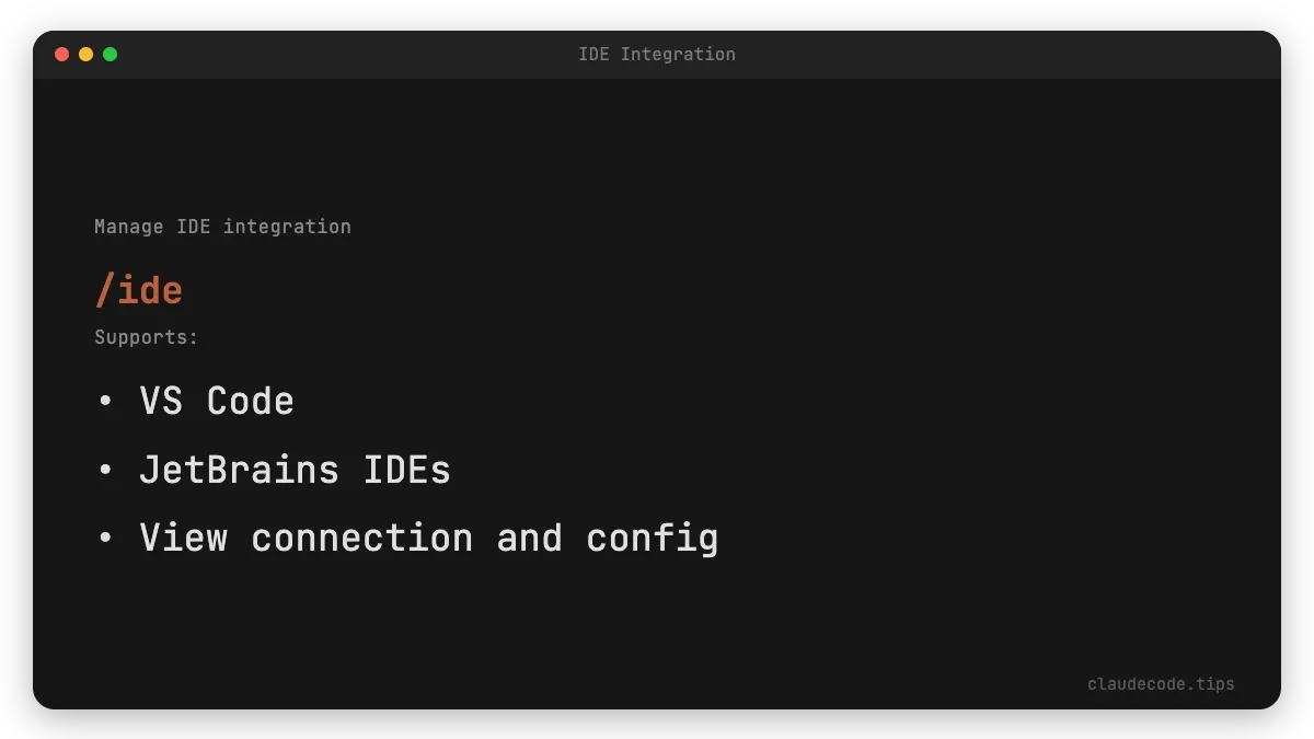 IDE Integration