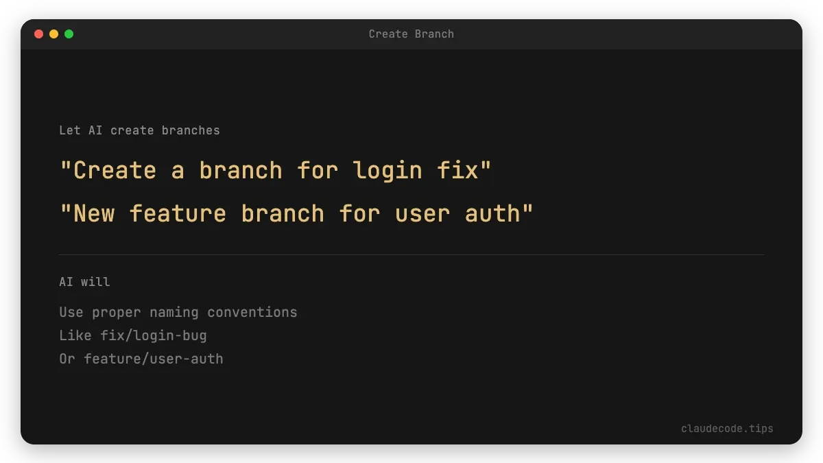 Create Branch