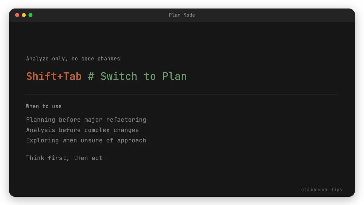 Plan Mode