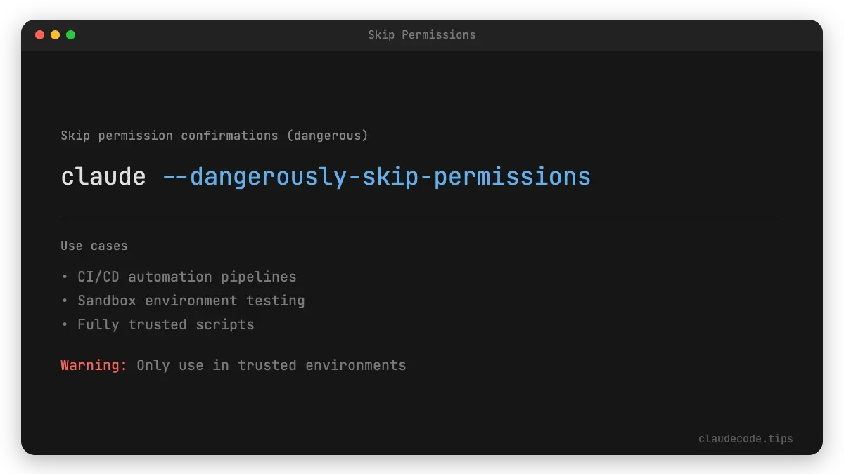 Skip Permissions