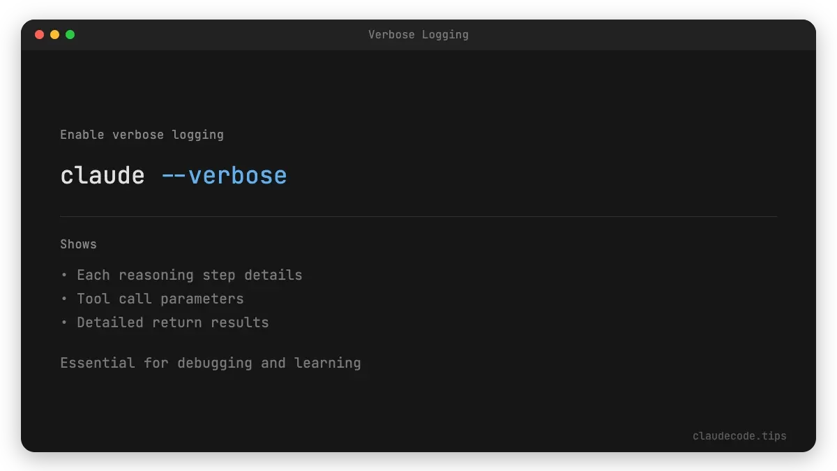 Verbose Logging