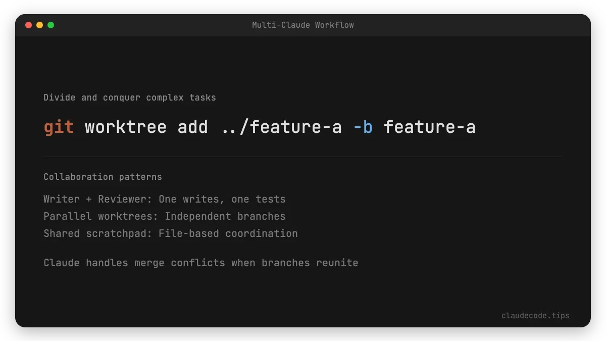 Multi-Claude Workflow