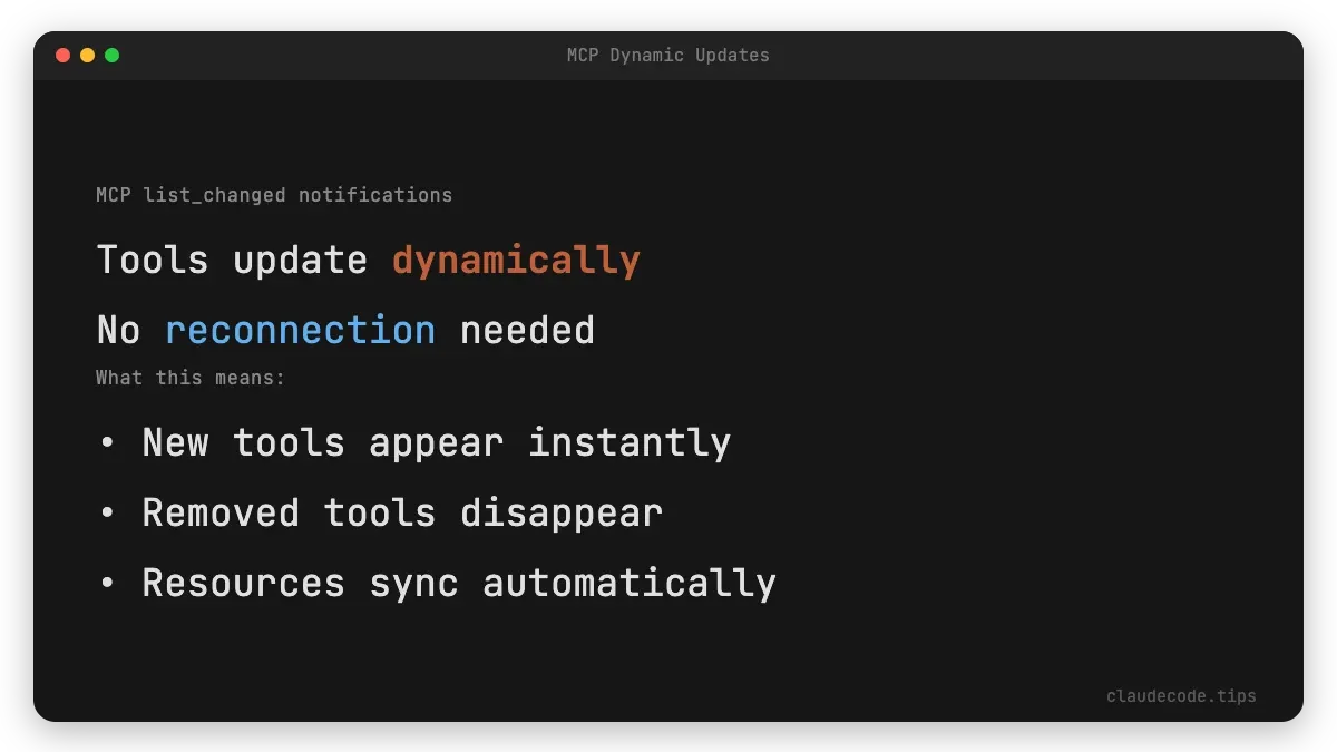 MCP Dynamic Updates